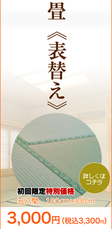 畳(たたみ)替え